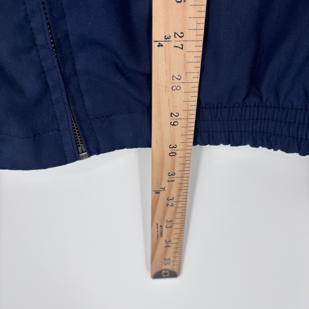 Bullock & Jones Lightweight Bomber Jacket Mens XXL Navy Blue Made in USA Classic - Picture 4 of 11